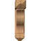 Ekena Millwork Funston Arts and Crafts Smooth Bracket w/ Offset Brace, Western Red Cedar, 7 1/2"W x 26"D x 30"H BKT0806X26X30FST03SWR - alternate 3